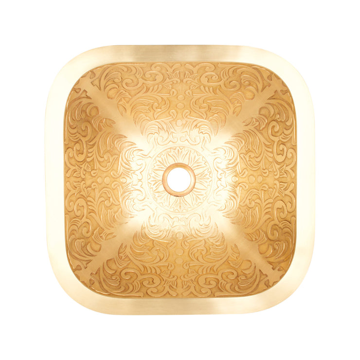 Linkasink Square Brocade Bathroom Sink