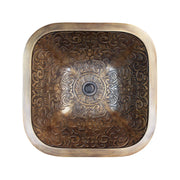 Linkasink Square Brocade Bathroom Sink