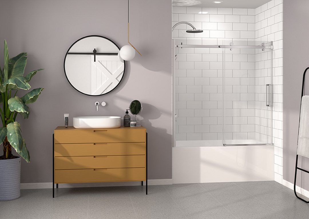 Rolling and Sliding Tub Doors