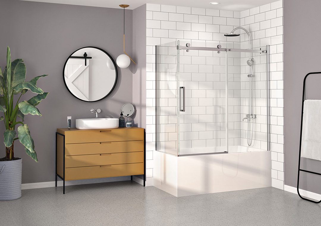 Rolling and Sliding Tub Doors