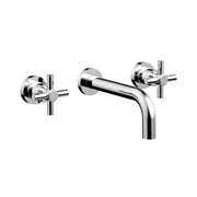 Phylrich Basic Tubular Cross Handles Wall Lavatory Set