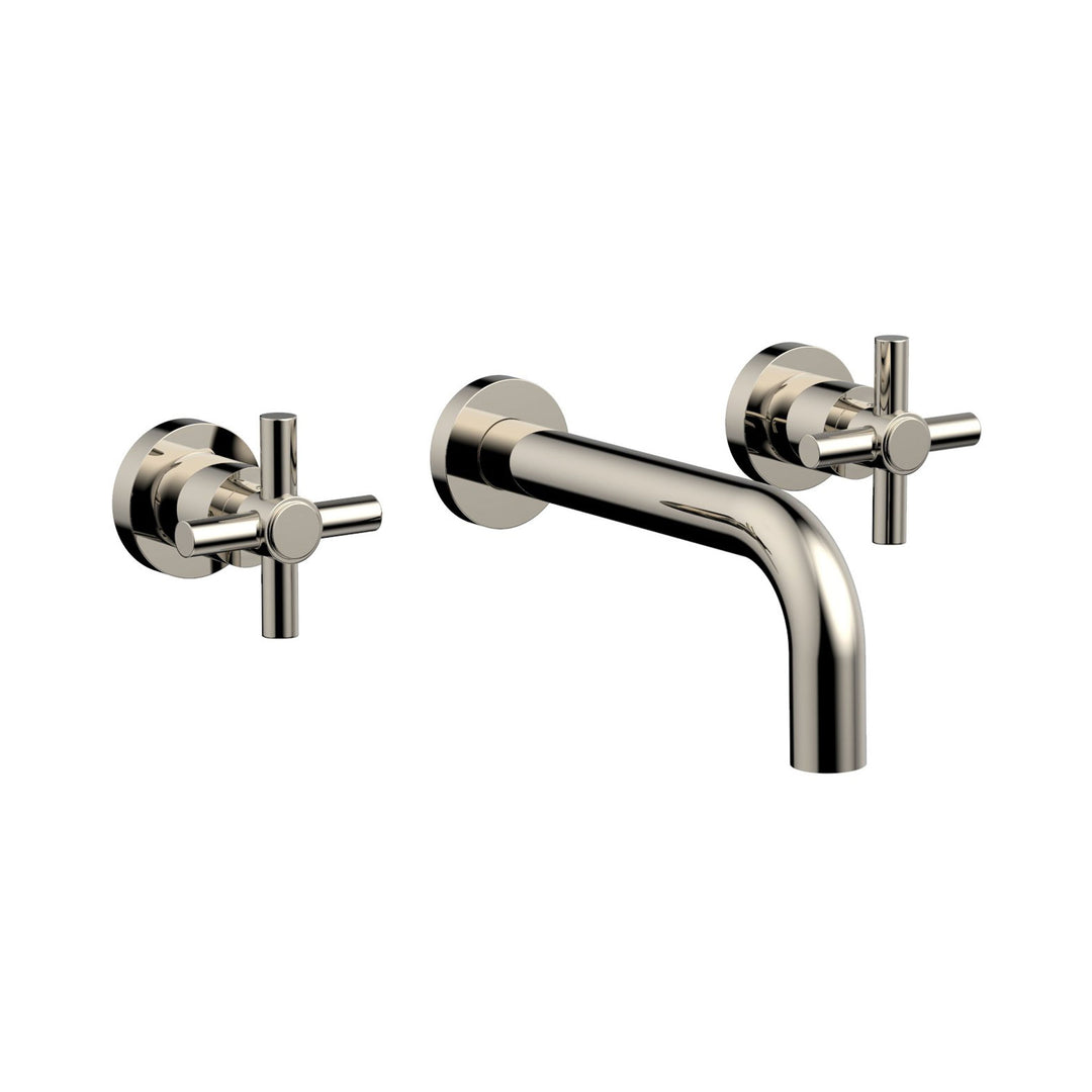 Phylrich Basic Tubular Cross Handles Wall Lavatory Set