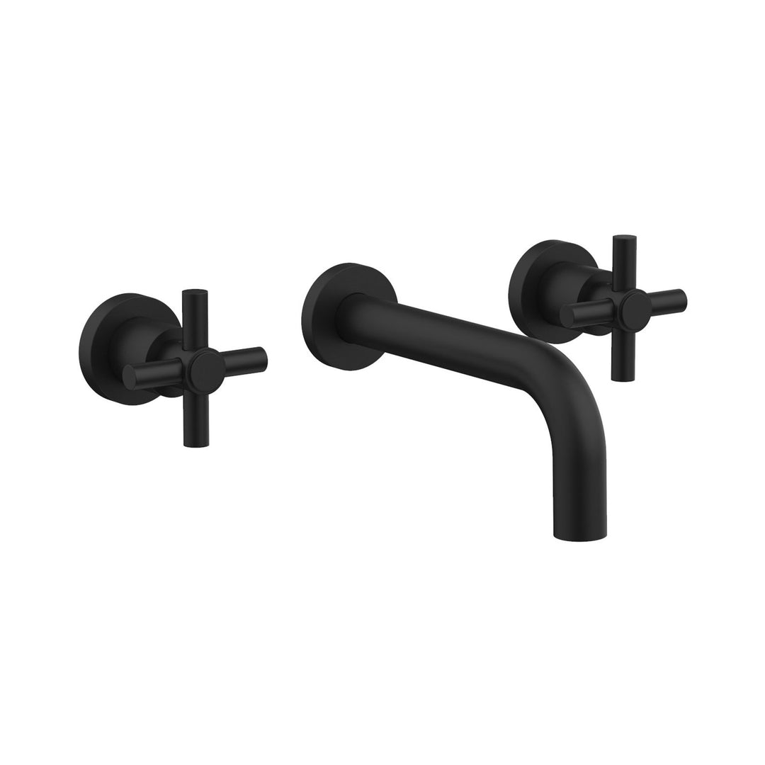 Phylrich Basic Tubular Cross Handles Wall Lavatory Set