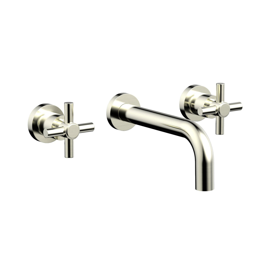 Phylrich Basic Tubular Cross Handles Wall Lavatory Set