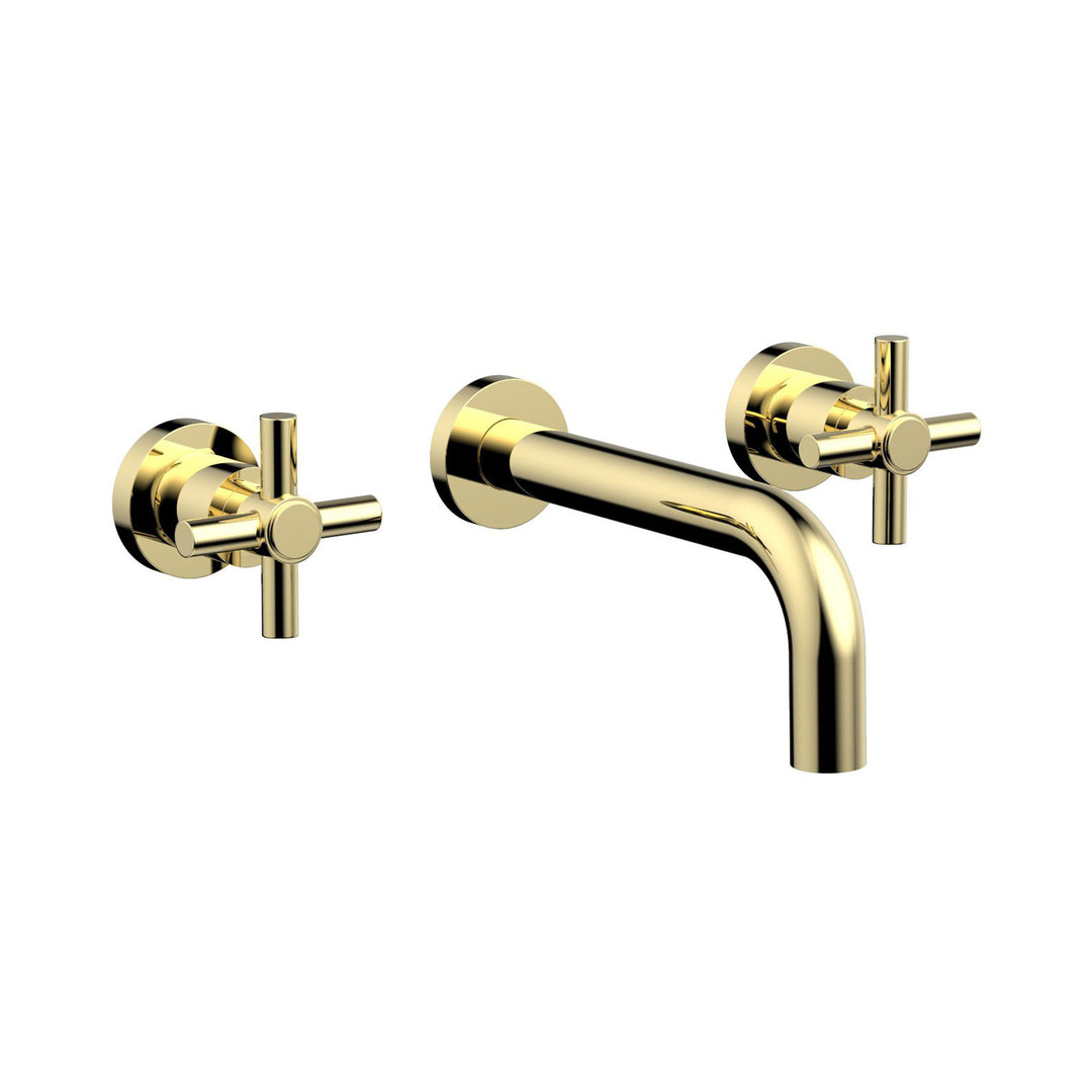 Phylrich Basic Tubular Cross Handles Wall Lavatory Set