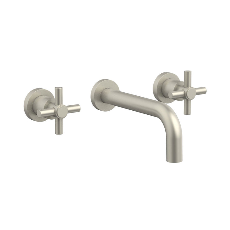 Phylrich Basic Tubular Cross Handles Wall Lavatory Set