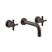 Phylrich Basic Tubular Cross Handles Wall Lavatory Set