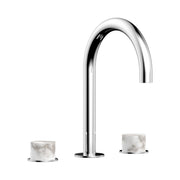 Phylrich Basic II White Marble Handles Widespread Faucet