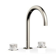 Phylrich Basic II White Marble Handles Widespread Faucet