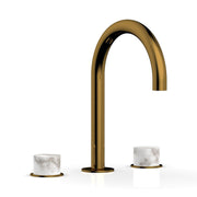 Phylrich Basic II White Marble Handles Widespread Faucet
