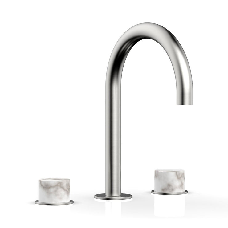 Phylrich Basic II White Marble Handles Widespread Faucet