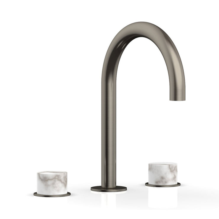 Phylrich Basic II White Marble Handles Widespread Faucet