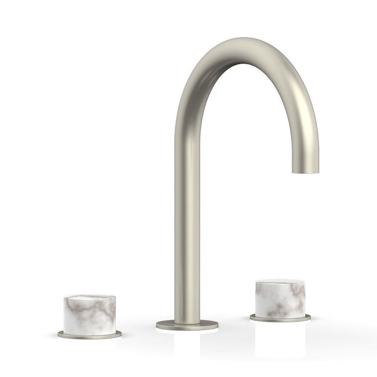 Phylrich Basic II White Marble Handles Widespread Faucet