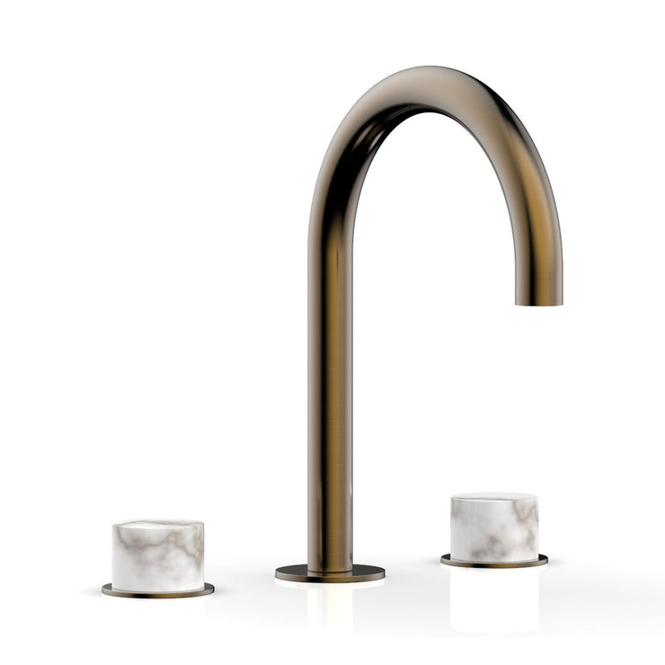 Phylrich Basic II White Marble Handles Widespread Faucet