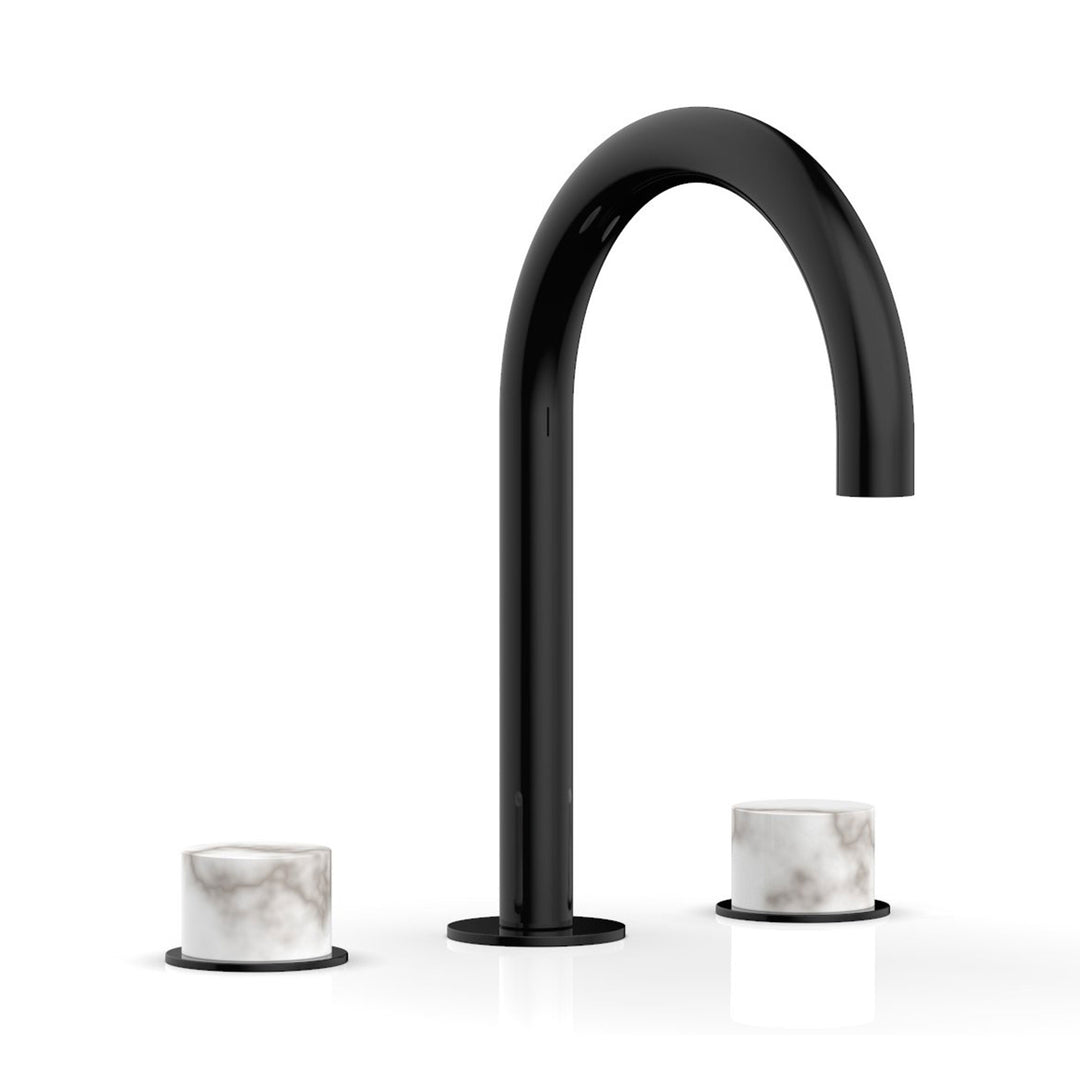 Phylrich Basic II White Marble Handles Widespread Faucet