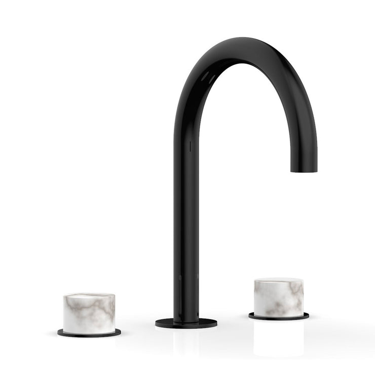 Phylrich Basic II White Marble Handles Widespread Faucet
