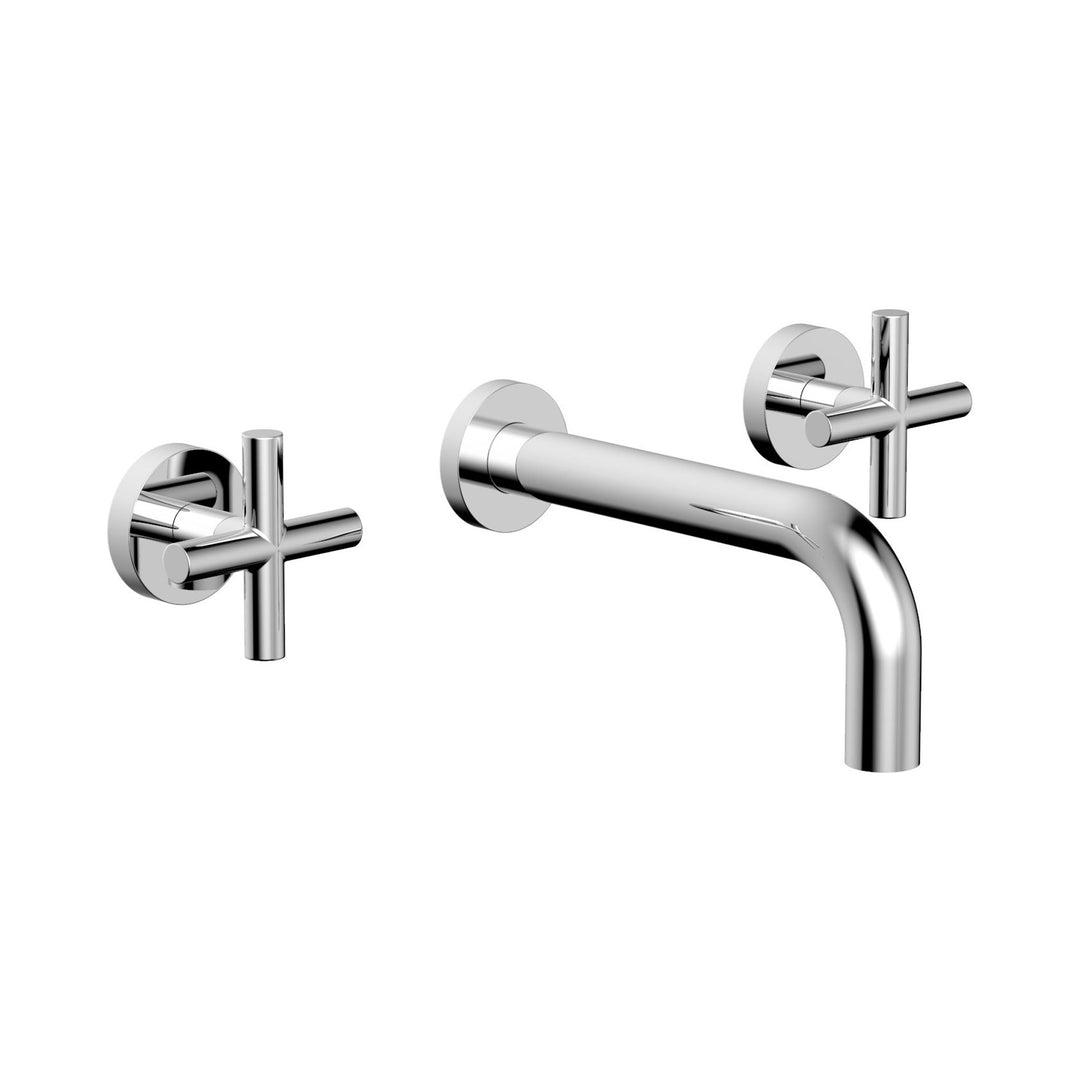 Phylrich Transition Cross Handles Wall Lavatory Set