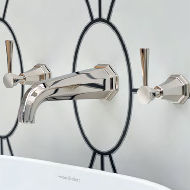 Perrin & Rowe Deco Wall Mount Bathroom Faucet