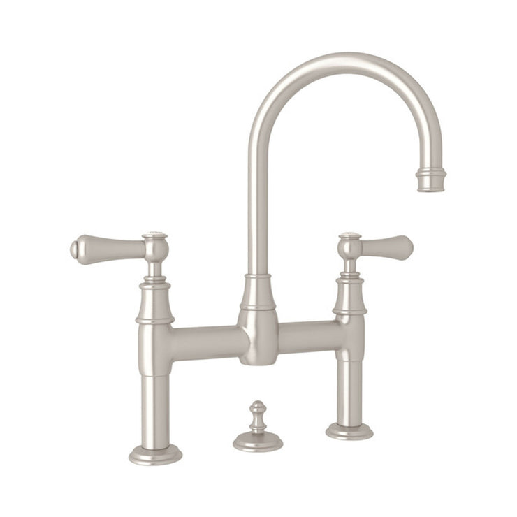 Perrin & Rowe Georgian Era Widespread Bathroom Bridge Faucet