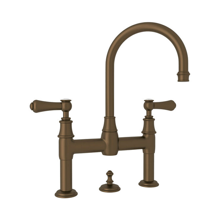 Perrin & Rowe Georgian Era Widespread Bathroom Bridge Faucet