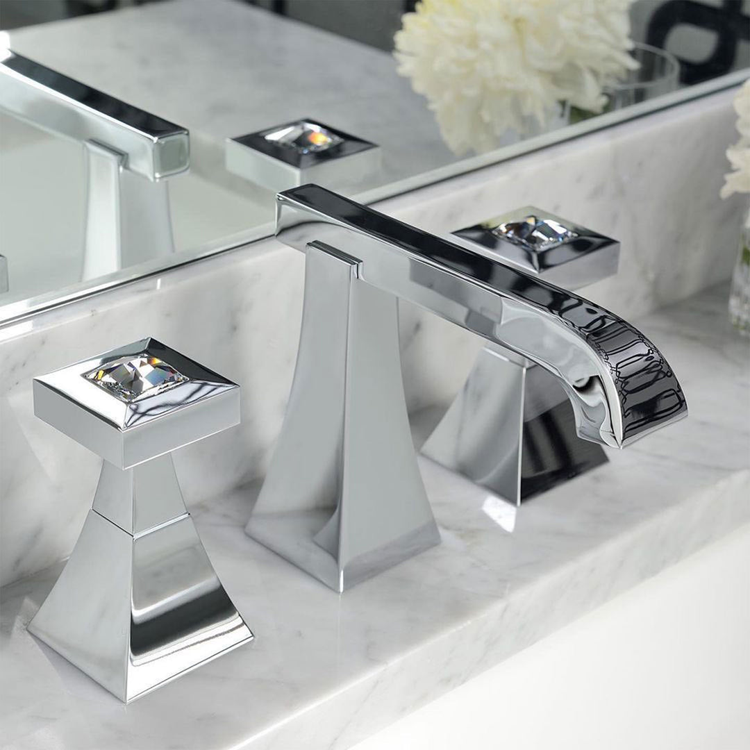 Rubinet Widespread Bathroom Faucet (Less Drain)