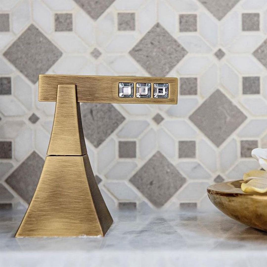 Rubinet Widespread Bathroom Faucet (Less Drain)