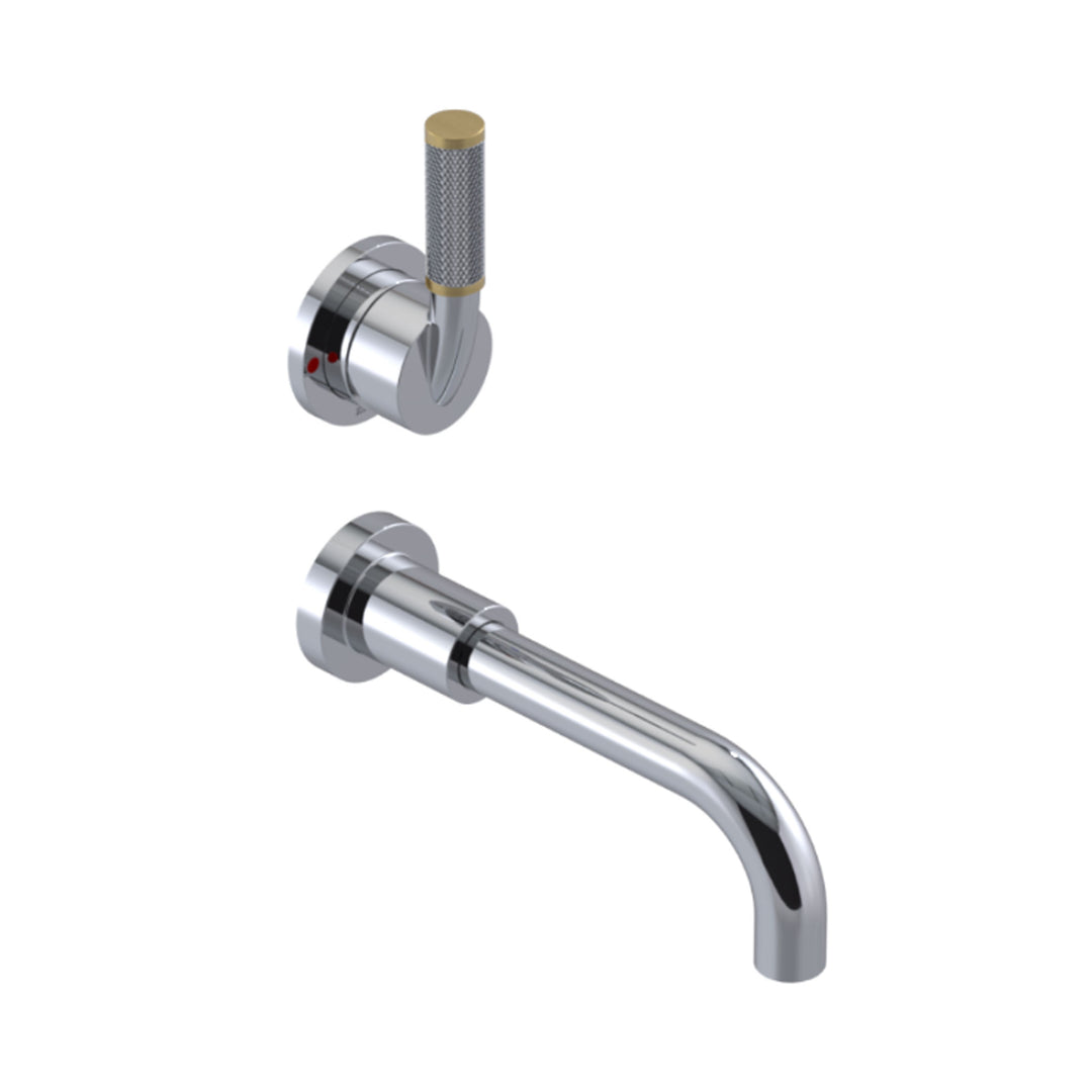 Rubinet Wall Mount Single Control Bathroom Faucet