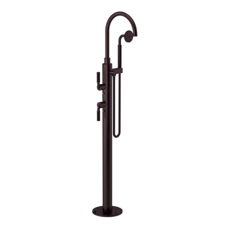 Rubinet Floor Mount Tub Filler Bathroom Faucet