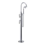 Rubinet Floor Mount Tub Filler Bathroom Faucet