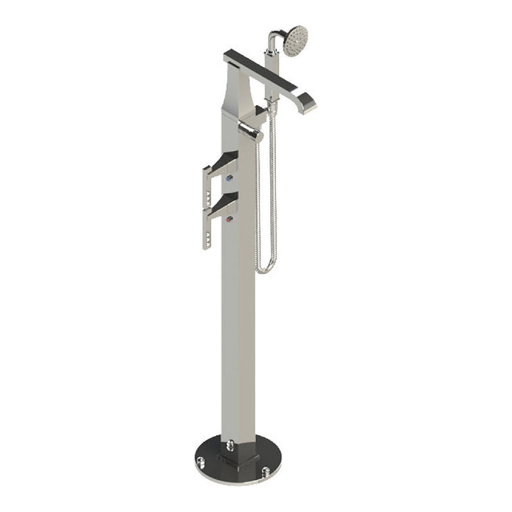 Rubinet Floor Mount Tub Filler Bathroom Faucet