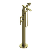 Rubinet Floor Mount Tub Filler Bathroom Faucet