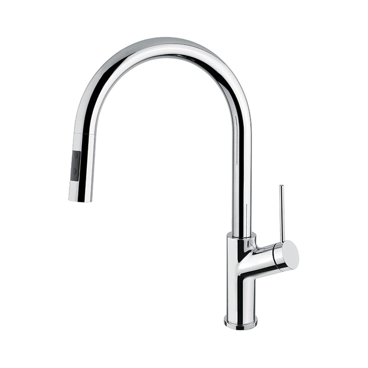 Aquabrass Ginger Pull-Down Dual Stream Kitchen Faucet