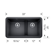 Blanco Ikon Double Bowl Kitchen Sink
