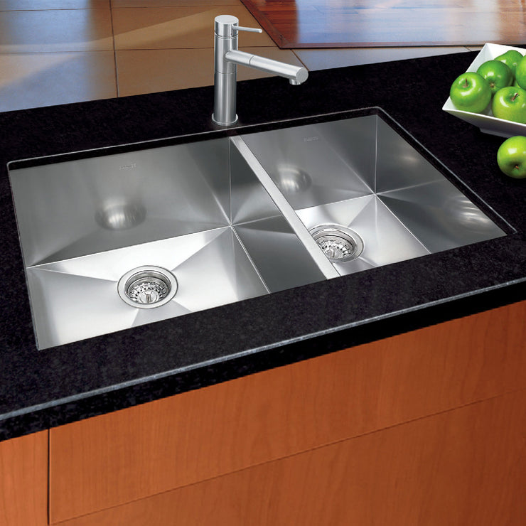 Blanco Precision Double Bowl Kitchen Sink