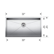 Blanco Precision Single Bowl Kitchen Sink