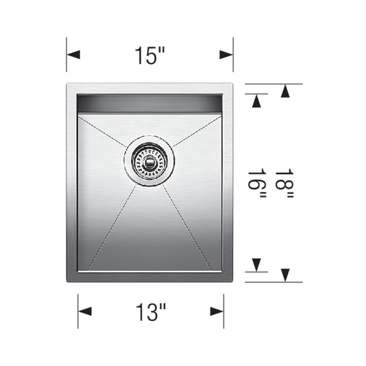 Blanco Precision Single Bowl Kitchen Sink