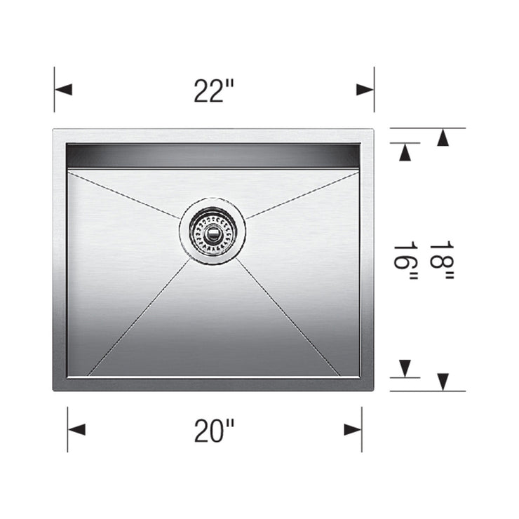 Blanco Quatrus Single Bowl Kitchen Sink