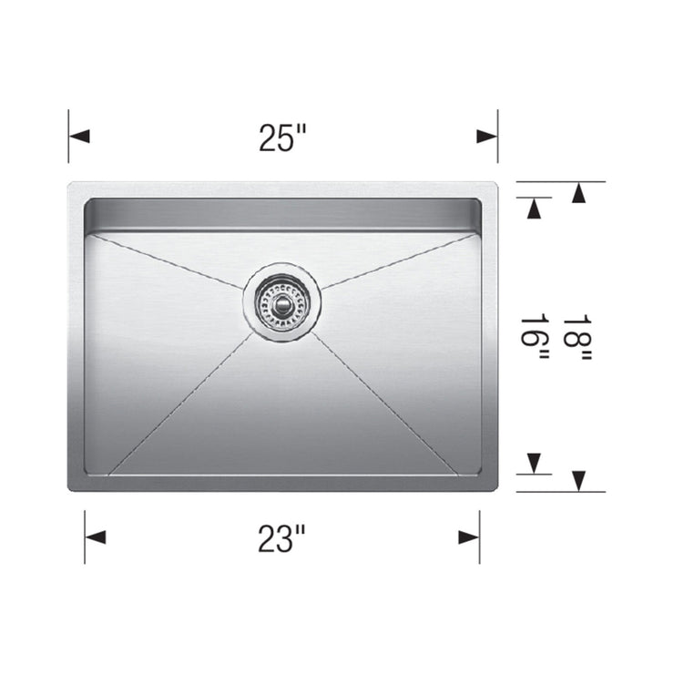 Blanco Quatrus 15 Single Bowl Kitchen Sink