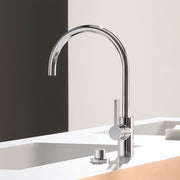 Dornbracht Tara Ultra Single-Lever Kitchen Faucet with Side Spray