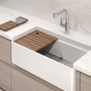 Home Refinements by Julien Fira Single Bowl Kitchen Sink with Accessory