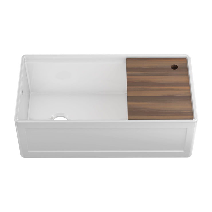 Home Refinements by Julien Fira Single Bowl Kitchen Sink with Accessory