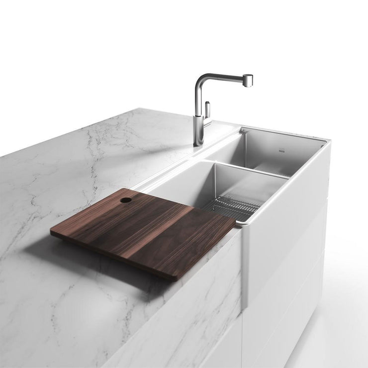 Home Refinements by Julien Fira Double Bowl Kitchen Sink with Accessory