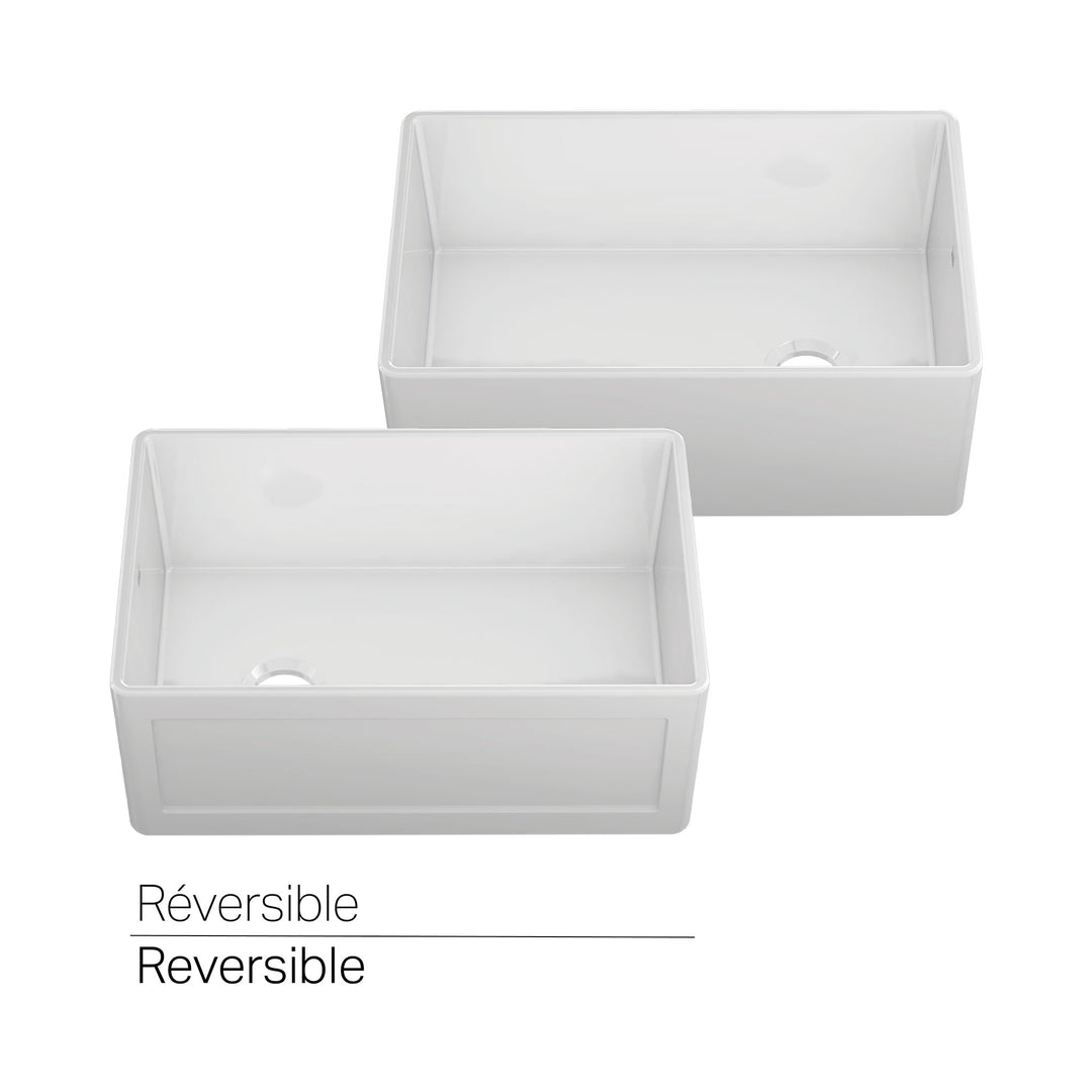 Prochef by Julien ProTerra M40 Single Bowl Reversible Farmhouse Kitchen Sink