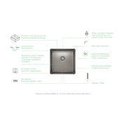 Prochef by Julien ProInox H75 Single Bowl Undermount ADA Kitchen Sink