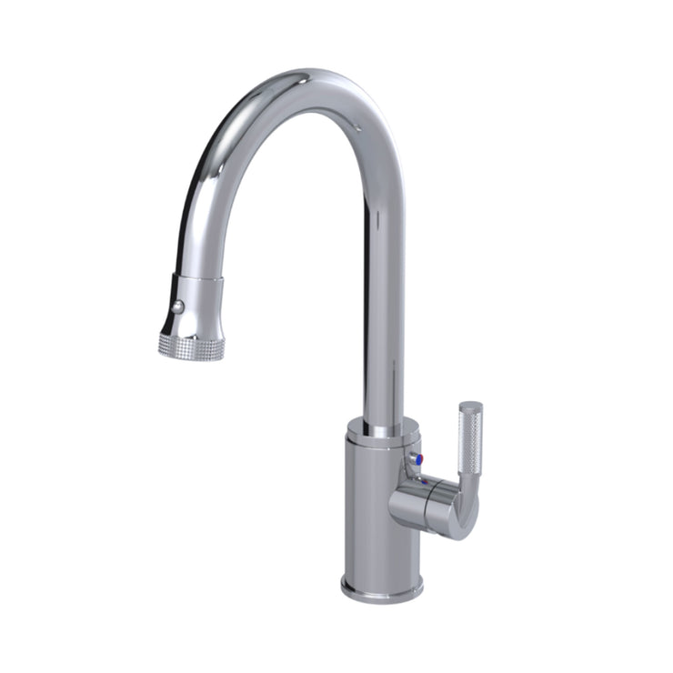 Rubinet H2O Single Control Dual Spray Kitchen Faucet