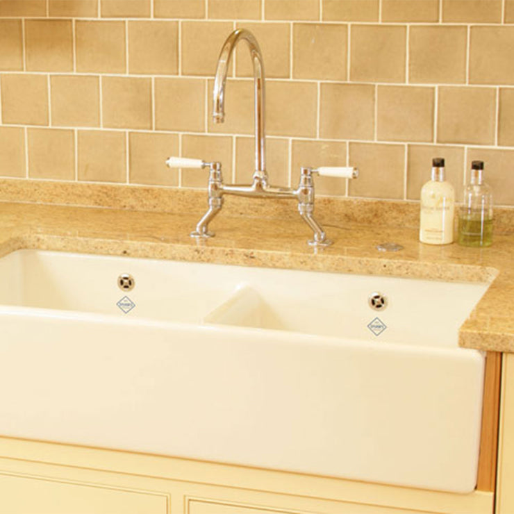 Shaw Shaker Double Bowl Kitchen Sink
