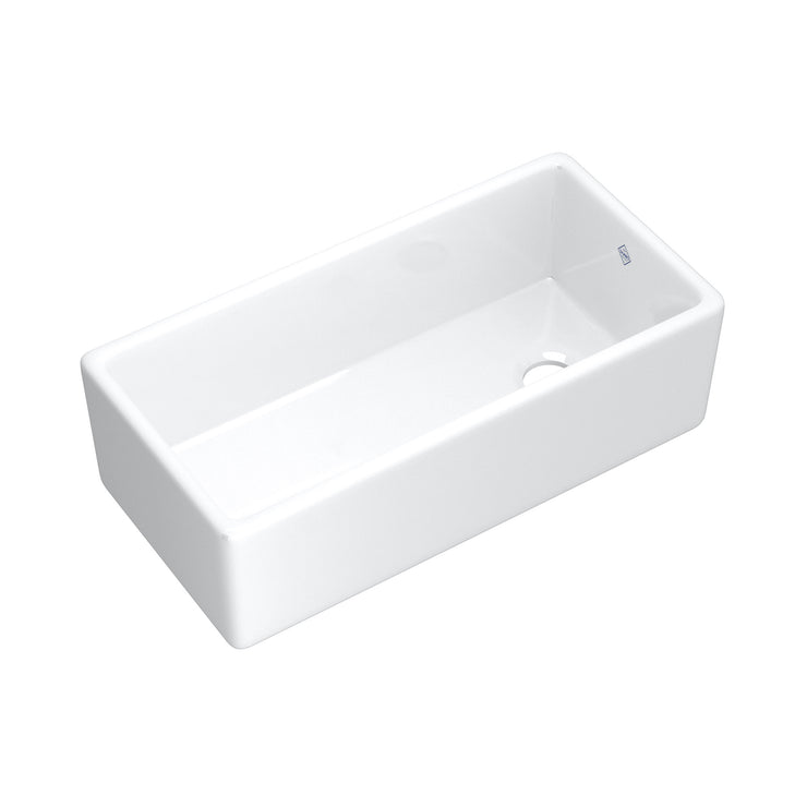 Shaw 36" Shaker Single Bowl Apron Front Fireclay Kitchen Sink