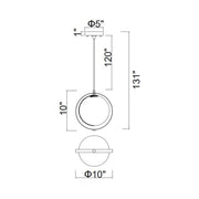CWI Lighting Da Vinci 1-Light Pendant