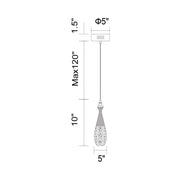 CWI Lighting Dior LED Pendant