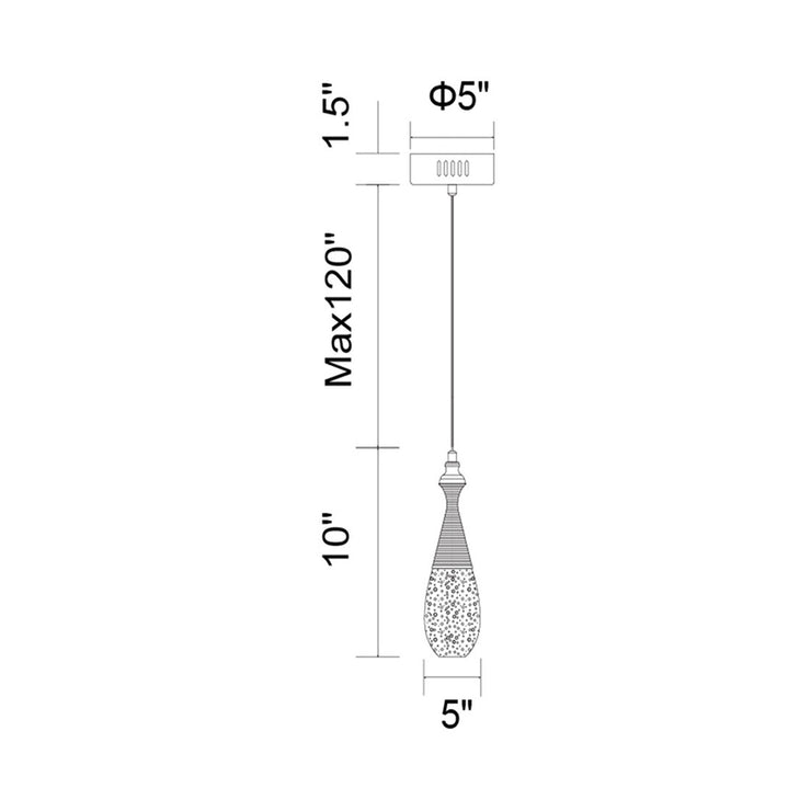 CWI Lighting Dior LED Pendant